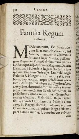 Familia Regum Poloniae