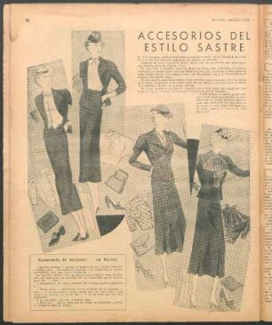 Accesorios del estilo sastre [Dibujos]