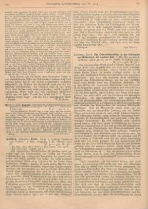 160-161 [Rezension] Cassirer, Ernst, Das Erkenntnisproblem in der Philosophie und Wissenschaft der neueren Zeit. 3. Bd.: Die nachkantischen Systeme