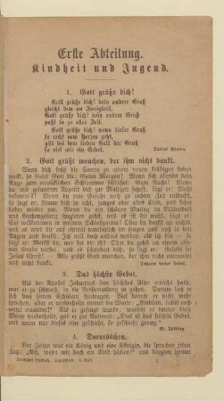 Kindheit und Jugend