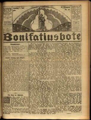 Ausgabe vom Sonntag, den 03. Juni 1923.