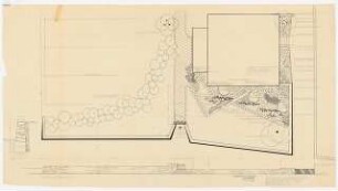 Garten Dr. Bohne, Grebenstein: Lageplan mit Pflanzplan 1:50