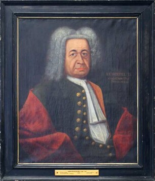Porträt Johann Friedrich Hertel