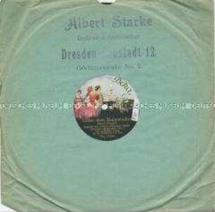 Platte mit Marschmusik
