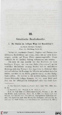 III: Griechische Baudenkmäler