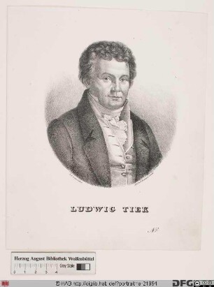 Bildnis (Johann) Ludwig Tieck