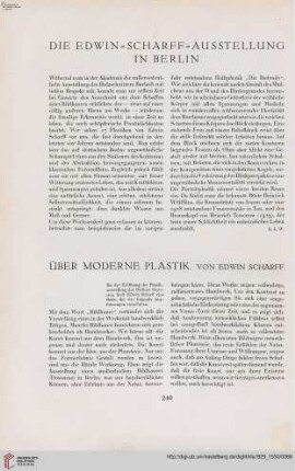 45: Die Edwin-Scharff-Ausstellung in Berlin