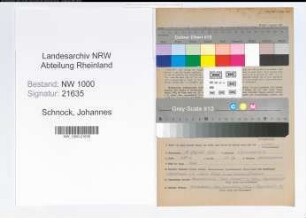 Entnazifizierung Johannes Schnock, geb. 16.08.1918 (Telegrafenwerkfuehrer)