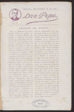 [Notas del editor] - Granos de arena