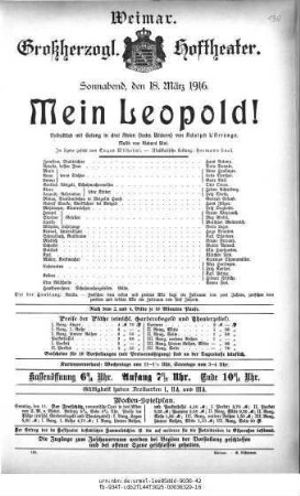Mein Leopold!