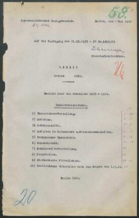 1923/24: Bericht ... - 1923/24