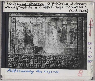 Reichenau-Oberzell, St. Georg: Langhaussüdseite, Auferweckung des Lazarus