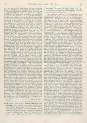 179-183 [Rezension] Field, Frider., Origenis Hexaplorum quae supersunt; sive veterum interpretum graecorum in totum Vetus Testamentum fragmenta