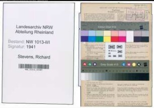 Entnazifizierung Richard Stevens , geb. 20.10.1898 (Schlosser)