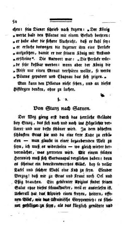 §. 2. Von Stanz nach Sarnen