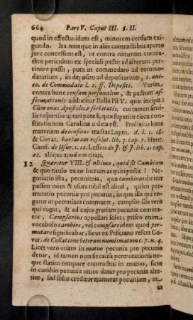 664-667, Quaeritur VIII. et ultimo, quid sit Cambium & quo ...