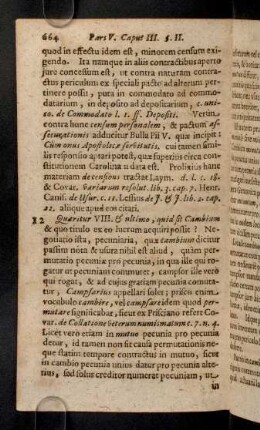 664-667, Quaeritur VIII. et ultimo, quid sit Cambium & quo ...