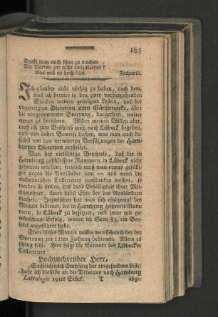 [19tes Stück. - 25tes Stück.]