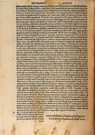 Triomphi Di Meser Francesco Petrarcha : Con La Loro Optima Spositione