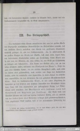 III. Das Verlagsgeschäft
