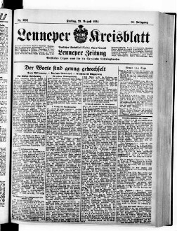 Lenneper Kreisblatt. 1830-1941