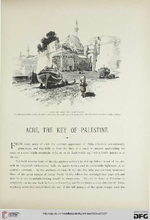 Acre, the key of Palestine