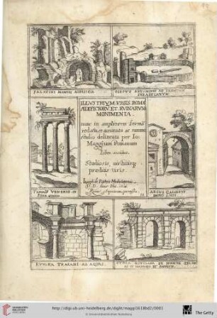 Band 2: Ædificiorvm Et Rvinarvm Romæ Ex Antiqvis Atqve Hodiernis Monimentis Liber ...