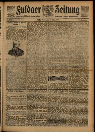 Ausgabe vom Montag, den 23. März 1903.