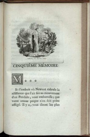 Cinquiéme mémoire.