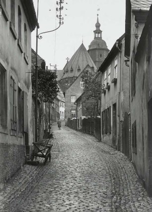 Penig, Stadt : Penig. Blick zur Stadtkirche von Osten