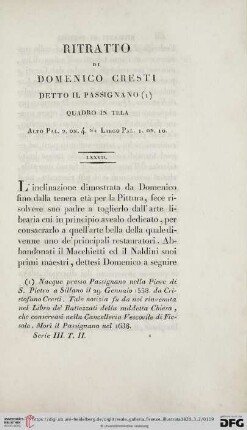 Ritratto di Domenico Cresti detto il passignano
