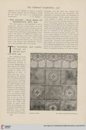 32.1907 = Nr. 128: The national art competition at South Kensington, 1907