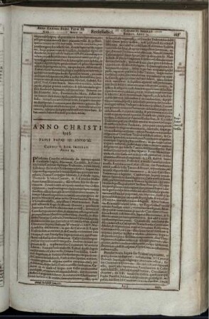 Anno Christi 1545. Pauli Papae III. Anno XI. Caroli V. Rom. Imperat. Anno 25