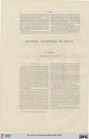 6: Histoire artistique du métal, [2]