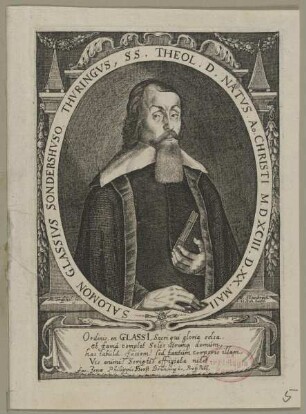 Bildnis des Salomon Glassivs