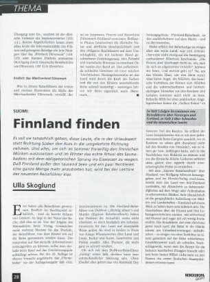 Suomi: Finnland finden