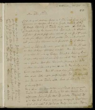 Bl. 10: Brief von Karl Otfried Müller an Christian Friedrich Elvers, Göttingen, 18.7.1834
