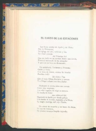 El canto de las estaciones