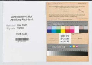 Entnazifizierung Max Rott, geb. 12.05.1904 (Architekt)