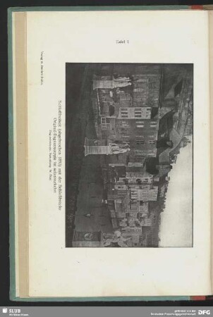 Schloßfreiheit (abgebrochen 1892) mit der Schloßbrücke