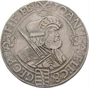 Münze, Guldengroschen, ohne Jahr (1525-1528)
