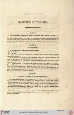 Description of the plates