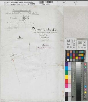 Norddorf (Erwitte), Zusammenlegung Norddorf, Brouillonkarte 1 Bl. 5 Stirpe Flur 3
