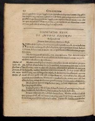 Disputatio XXIIX.