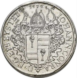 Abschlag eines Reichstalers in dreifachem Gewicht aus dem Bistum Eichstätt, 1596