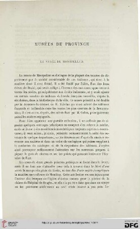 5: Le Musée de Montpellier : musées de province