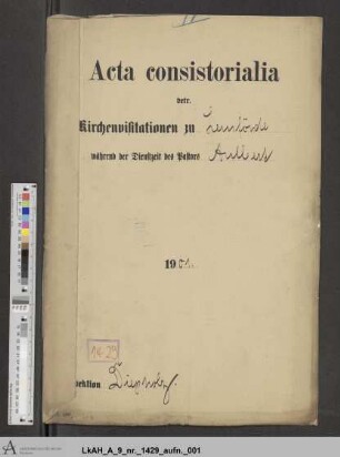 Lemförde: Visitationsakten