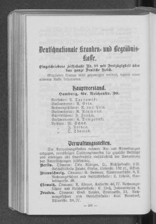 Verwaltungsstellen.