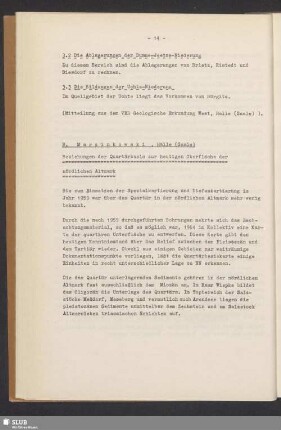Beziehungen der Quartärbasis zur heutigen Oberfläche der nördlichen Altmark