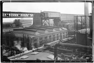 Me Gesamt, Bau Me 3 Dampfkesselhaus, Me 6 Wasserwerk und Luftzentrale, Me 504 Gasbehälter, Straße III,